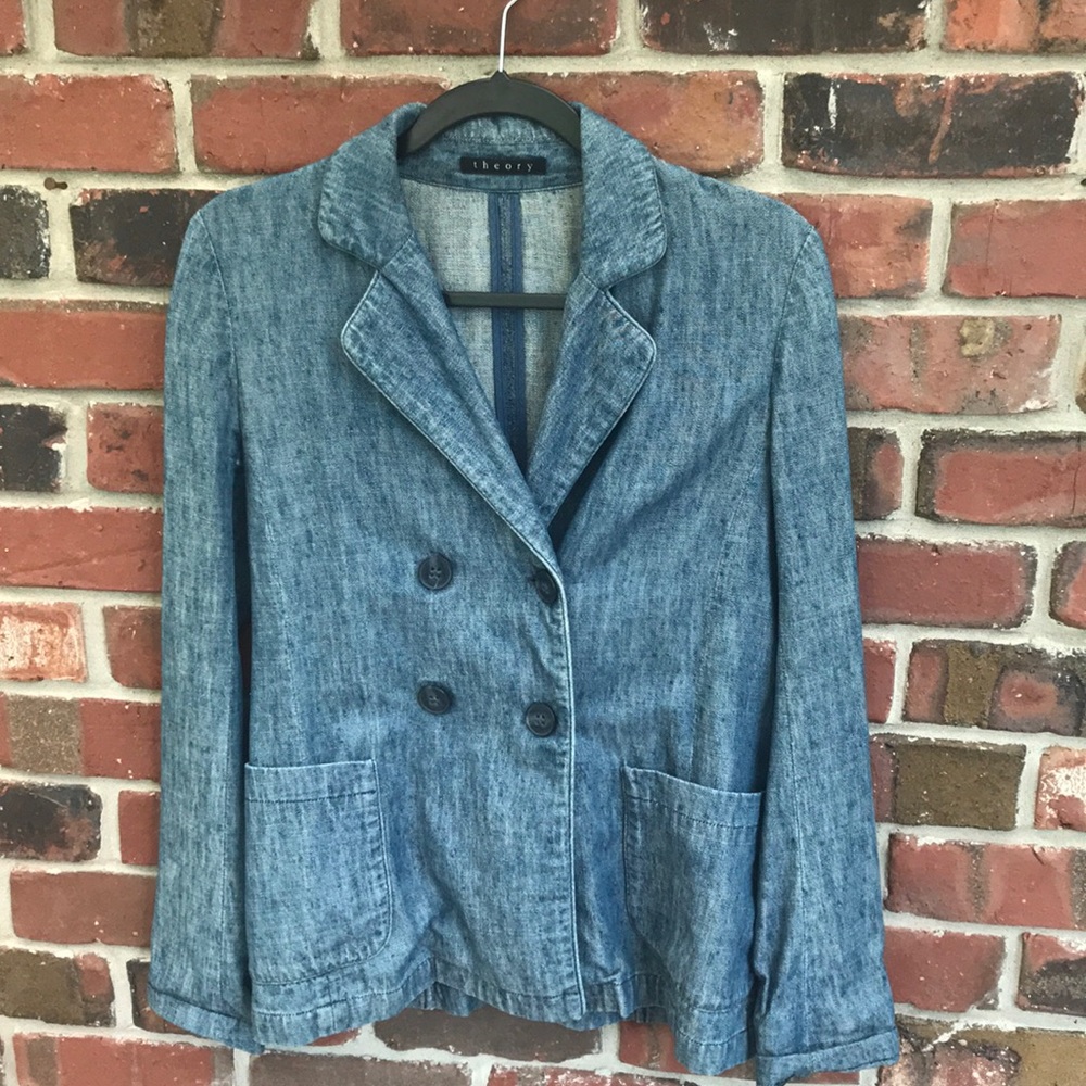 Theory jean blazer